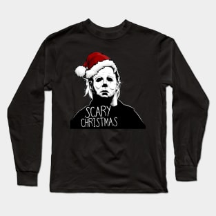 Scary Christmas From Michael Myers Long Sleeve T-Shirt